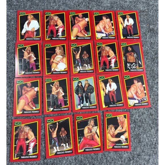WCW Wrestling Cards "Fabulous Freebirds" Collection 1991 - Picture 1 of 4